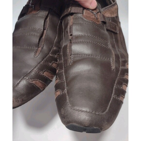 Lot Of 2 Pair Of Puma Vedano V Driving Motorsport Shoes Sz 10 Brown & Black - Picture 8 of 16